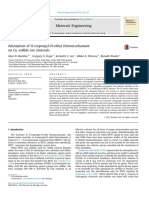 Adsorption of O-isopropyl-N-ethyl Thionocarbamate