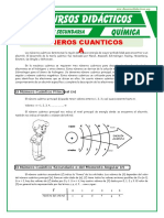 Clasificacion de Los Numeros Cuanticos para Quinto de Secundaria