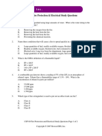 CSP 09 Fire Prot Electrical Questions Rev005