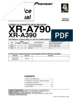 Stereo CD Cassette Deck Receiver: This Manual Is Applicable To The Following Model (S) and Type (S)