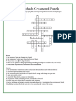 Watersheds Crossword