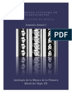 Antología de La Música de La Primera Mitad Del Siglo XX PDF