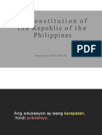 1987constitution of The Republic of The Philippines: Prepared By: ALEX S. SANCHEZ