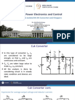 Advanced Power Electronics and Control: Non Isolated & Isolated DC-DC Converters and Choppers