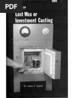 Metalworking - Handbook of Lost Wax or Investment Casting