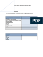 Formato para Diagnostico Institucional 2020