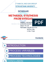 Nhóm (Đ.Anh+ Hiếu + Ý) Syngas to Methanol