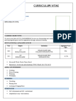 Curriculum Vitae: Amarjeet Kumar