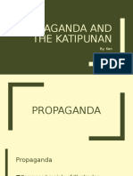 Propaganda and The Katipunan