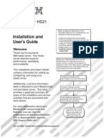 Bladecenter Hs21: Installation and User'S Guide