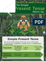 T L 9481 Simple Present Tense Warmup Powerpoint - Ver - 2