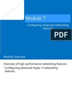 Configuring Advanced Networking Features