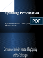 Ring Spinning Vs All Technologies Part 2