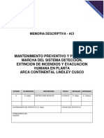 Memoria Descriptiva Planta Cuzco - RED AGUA PDF