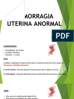 Hemorragia Uterina Anormal: Julio Durá Espinoza Enrique Delgado Velásquez