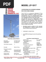 MODEL LP-1017: 2 KW Rotatable HF Log Periodic Antenna