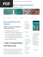 Rail Transportation and Pipelines - The Geography of Transport Systems