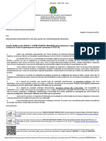 Ofício N 15 - 2020 - CPO - SDA - MAPA - Retificação Do OFÍCIO N 12 - 2020 - CPO - DTEC - SDA - MAPA PDF