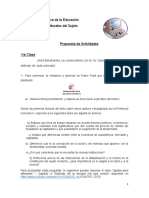 1ra Clase Historia y Prospectiva de La Educacion y Configuraciones Culturales Del Sujeto 3er An o B y C Prof Primaria