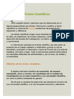 Textos Científicos