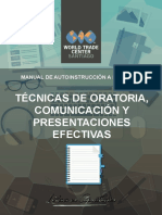 Manual Técnicas de Oratoria, Comunicación y Presentaciones Efectivas CE...