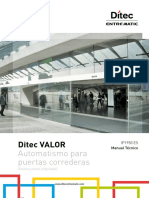 ES - Ditec Valor Manual Técnico PDF