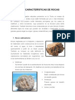 Características y Tipos de Rocas