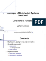 Concepts of Distributed Systems 2006/2007: Consistency & Replication