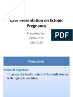 Case Presentation On Ectopic Pregnancy