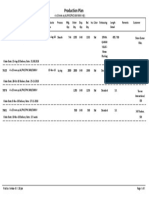 Production Plan: 4 X 25 MM - SQ AL/PVC/PVC 600/1000 V