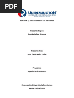 Parcial # 3 Aplicaciones de Las Derivadas