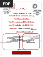 KAP - of Blood Donation