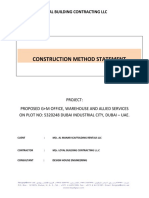 Construction Method Statement: Loyal Building Contracting LLC