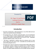 Waiting Line Theory