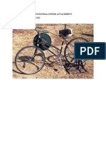 Standard Bicycle With Pedal Power Attachment