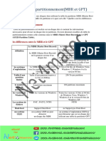 Table de Partition