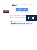Bhagavad Gita As It Is Marathi World Most Read Edition by His Divine Grace Ac Bhaktivedanta Swami Prabhupada 938217639x PDF