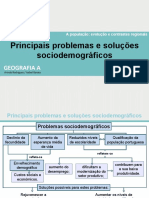 Principais Problemas e Soluções Sociodemográficos