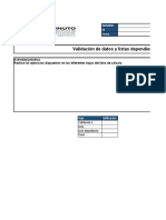Activdiad No. 2.1. Validación de Datos