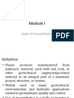 Types of Geosynthetics