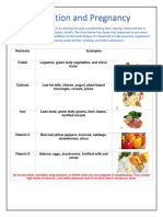 Nutrition and Pregnancy