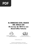 El Derecho Civil Vasco Del Siglo XXI PDF