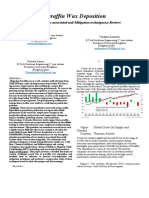 Paraffin Wax Deposition: (The Challenges Associated and Mitigation Techniques, A Review)