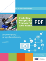 Report On Upskilling European Industry