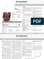 Measurements: Tri-Fold Tote - Crochet Funky Stripes Cardigan - Crochet