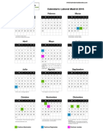 Calendario Laboral 2016