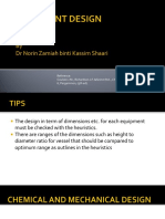 EQUIPMENT DESIGN by DR NORIN ZAMIAH PDF