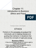 EDP Auditing Week 13 - Business Ethics and Fraud