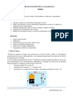 Práctica - Ley de OHM