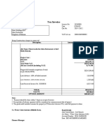 Draft Invoice - Zuba Cafe